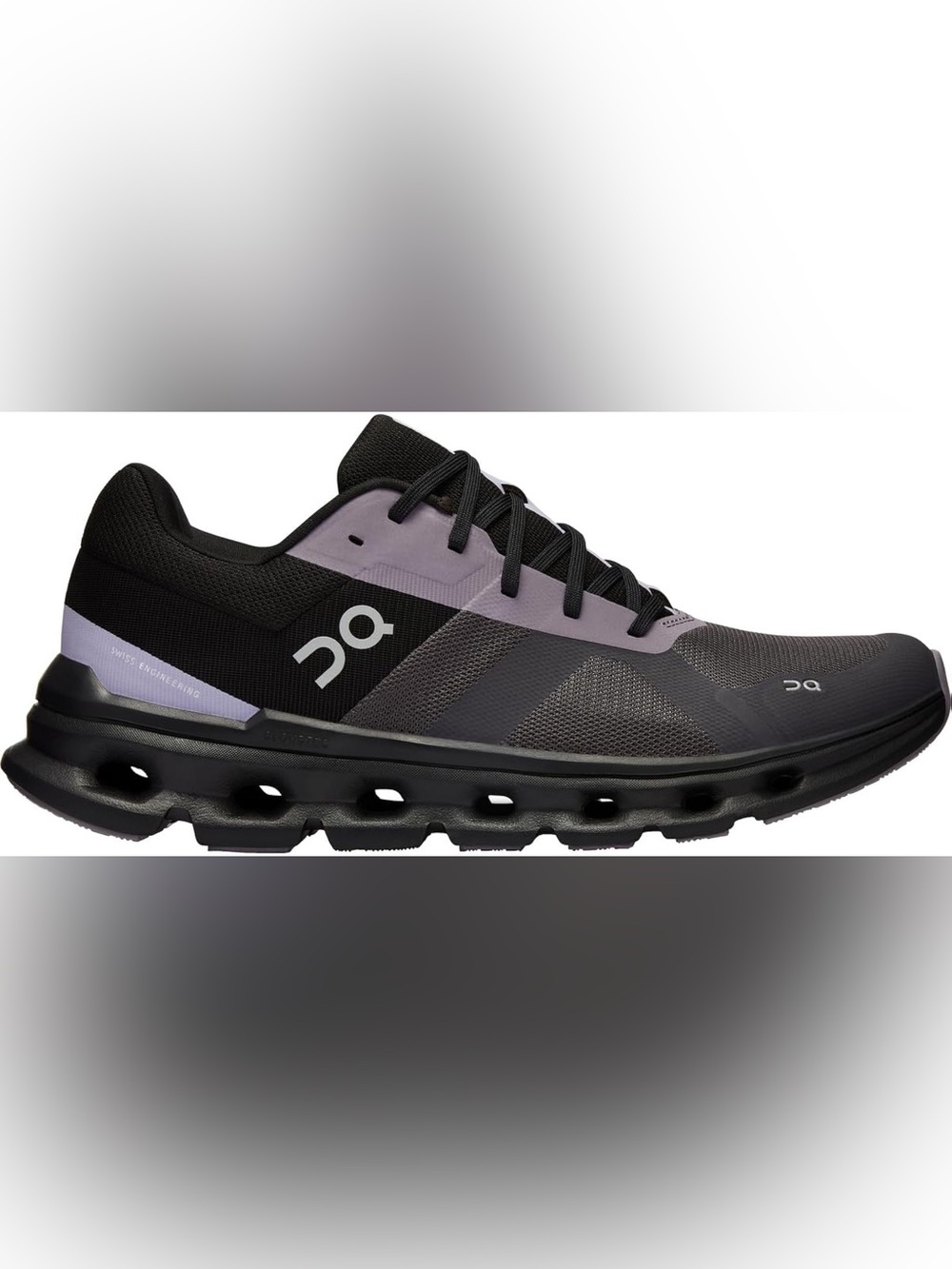On Running Cloud runner sneakers sleek Iron/Black color way size 5